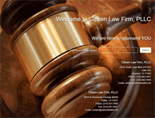 Tablet Screenshot of citizenlawfirm.net